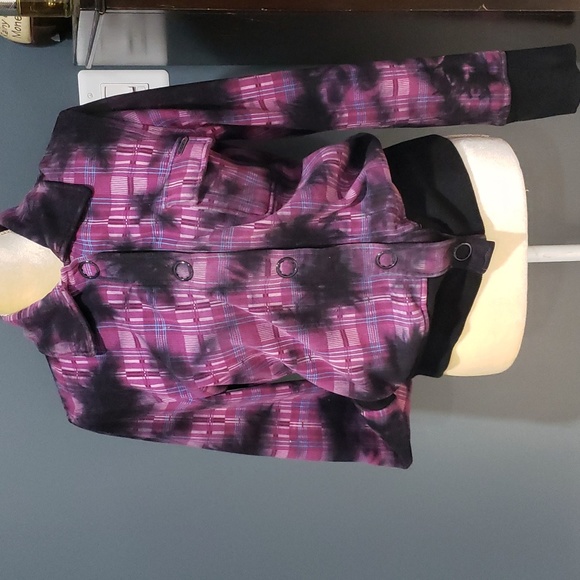 Roxy Jackets & Blazers - Vintage Roxy Logo Tie Dye Design Jacket Sz Medium